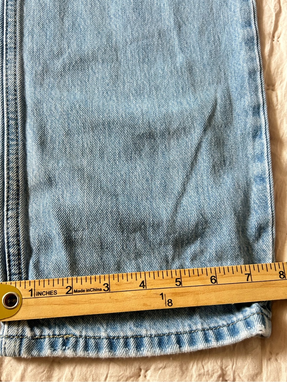 Levi's Light Blue Straight Leg Jeans - Picture 10 of 10